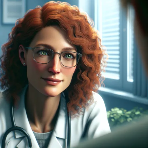 GCSE German speaking practice app preview showing an AI conversation prompt in German